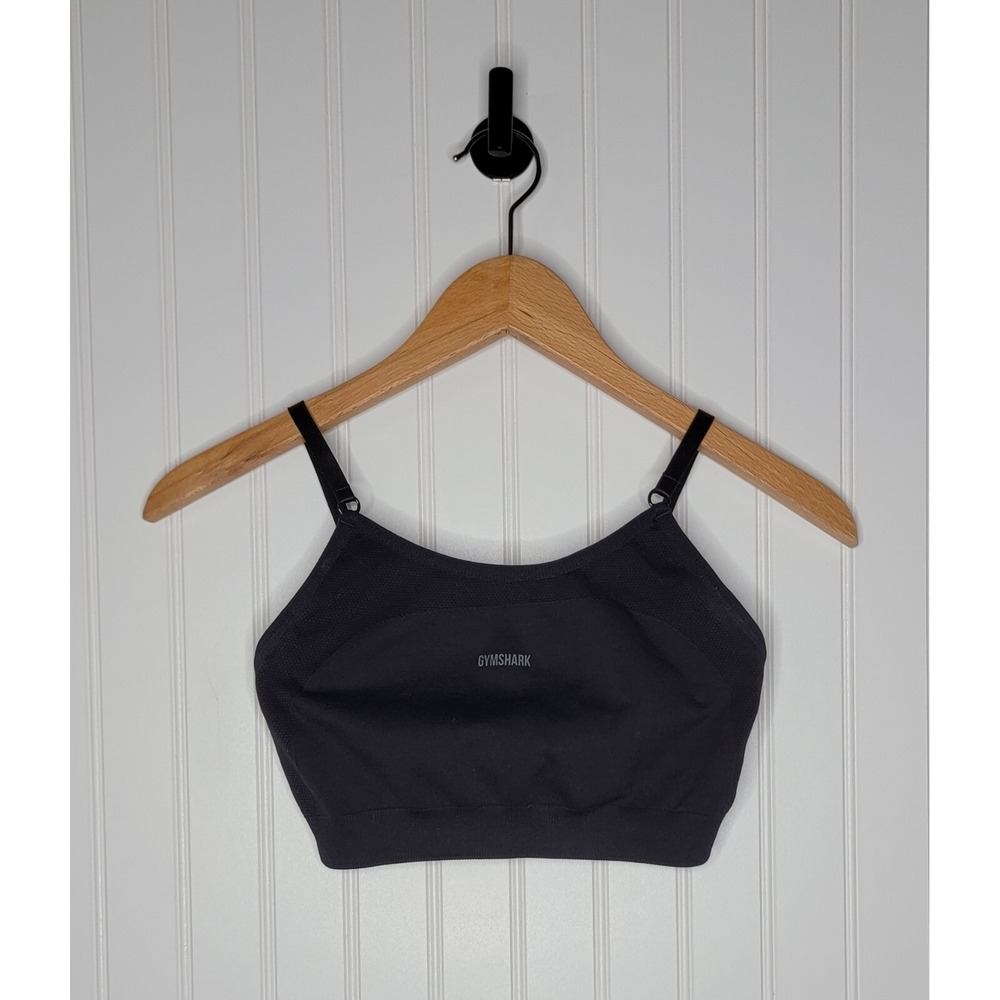 Gymshark Flex Strappy Sports Bra Women's Size Small Black